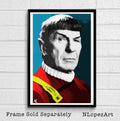 Mr. Spock From Star Trek Illustration #1 - Film Movie Sci Fi - Poster | Canvas Wall Art Print