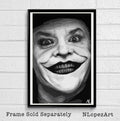 The Joker Jack Nicholson Illustration #3 - Batman Film Superhero Movie Clown - Poster | Canvas Wall Art Print