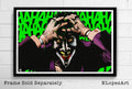 The Joker Batman Villian Illustration - Superhero Comicbook - Poster | Canvas Wall Art Print