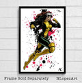 Rogue Xmen Illustration - Marvel Superhero Film Movie Comicbook - Poster | Canvas Wall Art Print