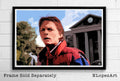 Back To The Future Marty Mcfly Illustration - Sci-Fi Film Movie - Poster | Canvas Wall Art Print