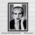 Lady Gaga Illustration #2 - Music Icon - Poster | Canvas Wall Art Print