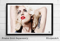 Lady Gaga Illustration #1 - Music Icon - Poster | Canvas Wall Art Print