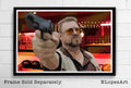 Walter From The Big Lebowski Illustration - Comedy Film Movie - Poster | Canvas Wall Art Print