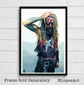 Rob Zombie Illustration - Heavy Metal Music Icon Rock And Roll - Poster | Canvas Wall Art Print