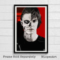 Tate Langdon Illustration #2 - Horror Monster Film Movie Television - Poster | Canvas Wall Art Print