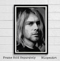 Kurt Cobain From Nirvana Illustration - Rock And Roll Music Icon - Poster | Canvas Wall Art Print
