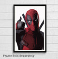 Deadpool Illustration #2 - Marvel Superhero Film Comicbook Movie - Poster | Canvas Wall Art Print