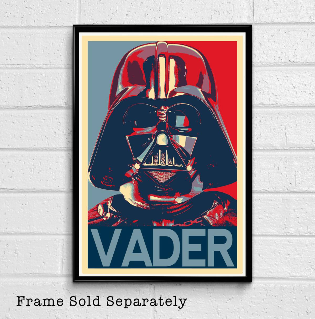 Darth Vader From Star Wars Illustration - Sci-Fi Movie Film - Poster | Canvas Wall Art Print