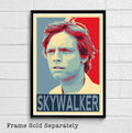 Luke Skywalker From Star Wars Illustration - Sci-Fi Movie Film - Poster | Canvas Wall Art Print