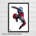 Ant Man Illustration - Marvel Avengers Film Movie Superhero Comicbook - Poster | Canvas Wall Art Print