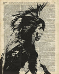 Indian Native American - Poster | Canvas Wall Art Print