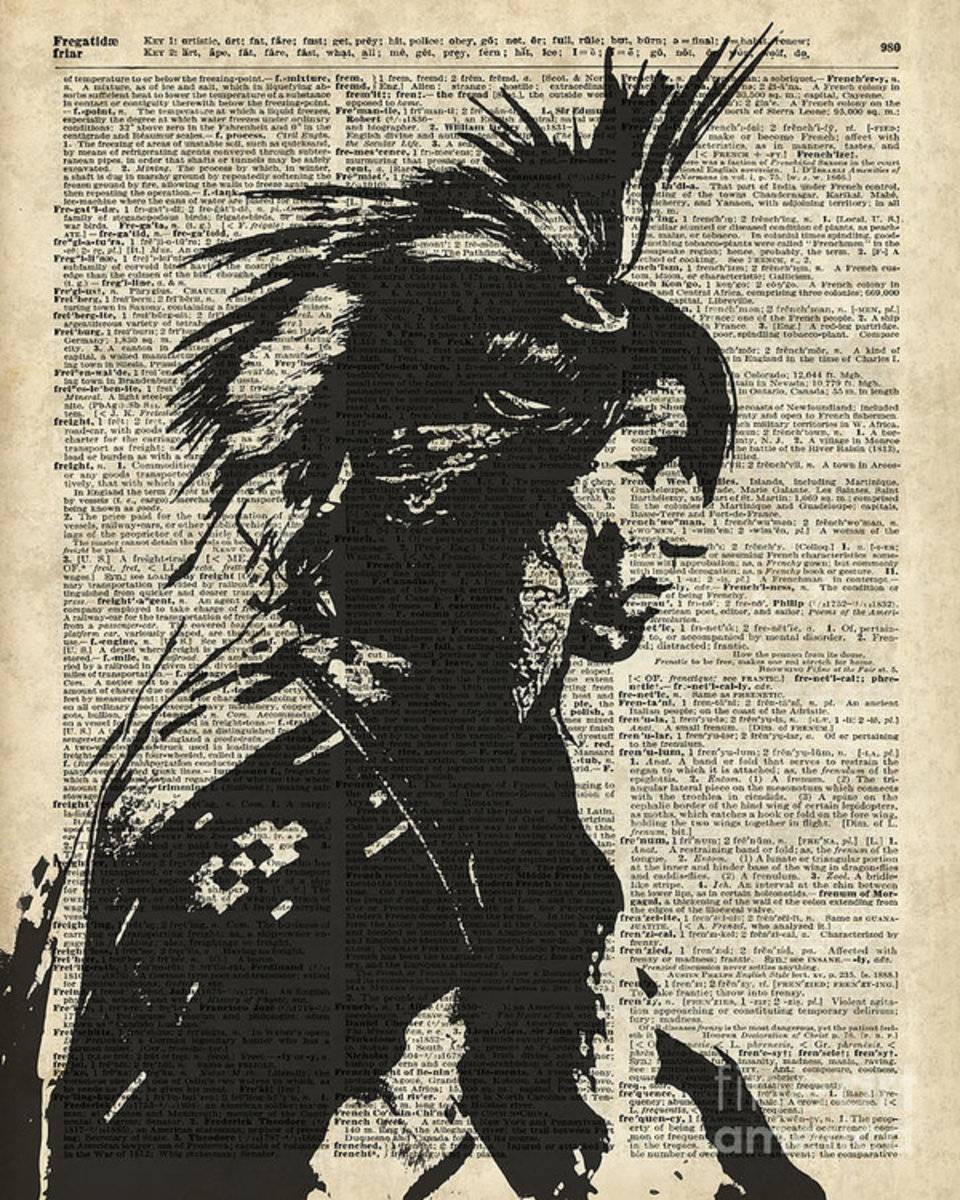 Indian Native American - Poster | Canvas Wall Art Print