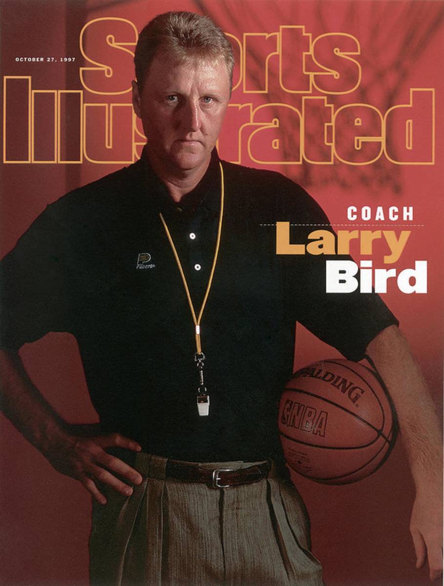 Indiana Pacers Coach Larry Bird Sports Illustrated Cover - Poster | Canvas Wall Art Print
