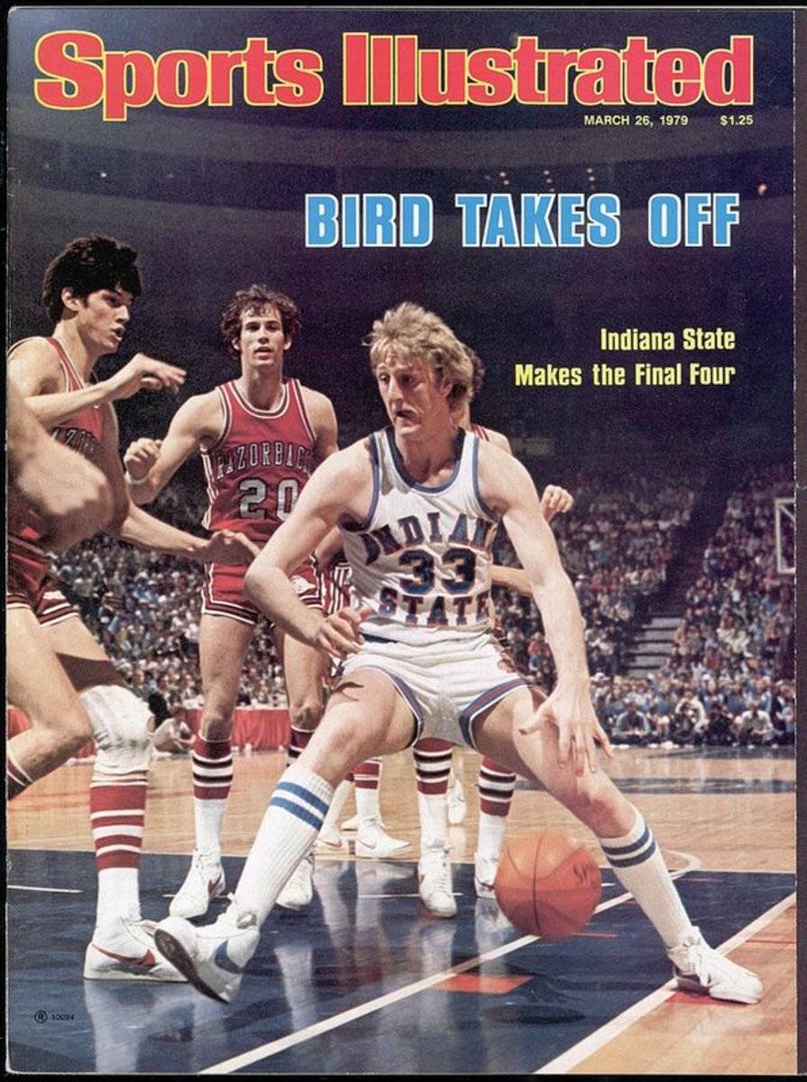 Indiana State Larry Bird, 1979 Ncaa Midwest Regional Sports Illustrated Cover - Poster | Canvas Wall Art Print