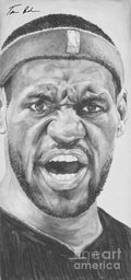 Intensity Lebron James - Poster | Canvas Wall Art Print