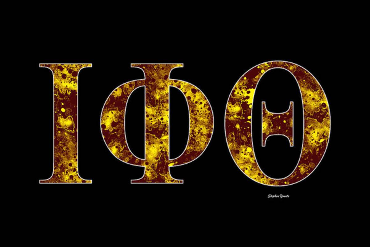 Iota Phi Theta - Black - Poster | Canvas Wall Art Print