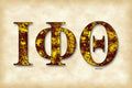 Iota Phi Theta - Parchment - Poster | Canvas Wall Art Print