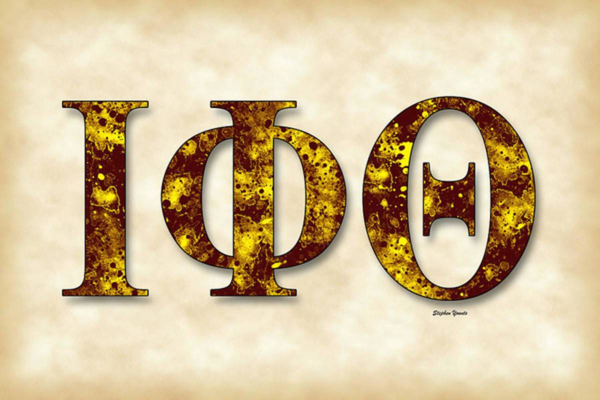 Iota Phi Theta - Parchment - Poster | Canvas Wall Art Print