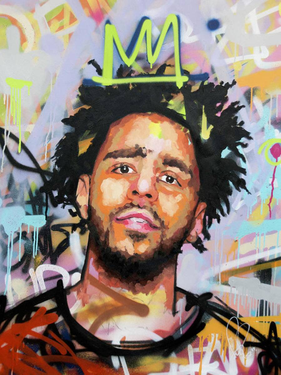 J Cole - Rapper - Poster | Canvas Wall Art Print