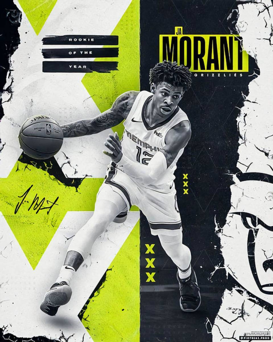 Ja Morant - Poster | Canvas Wall Art Print