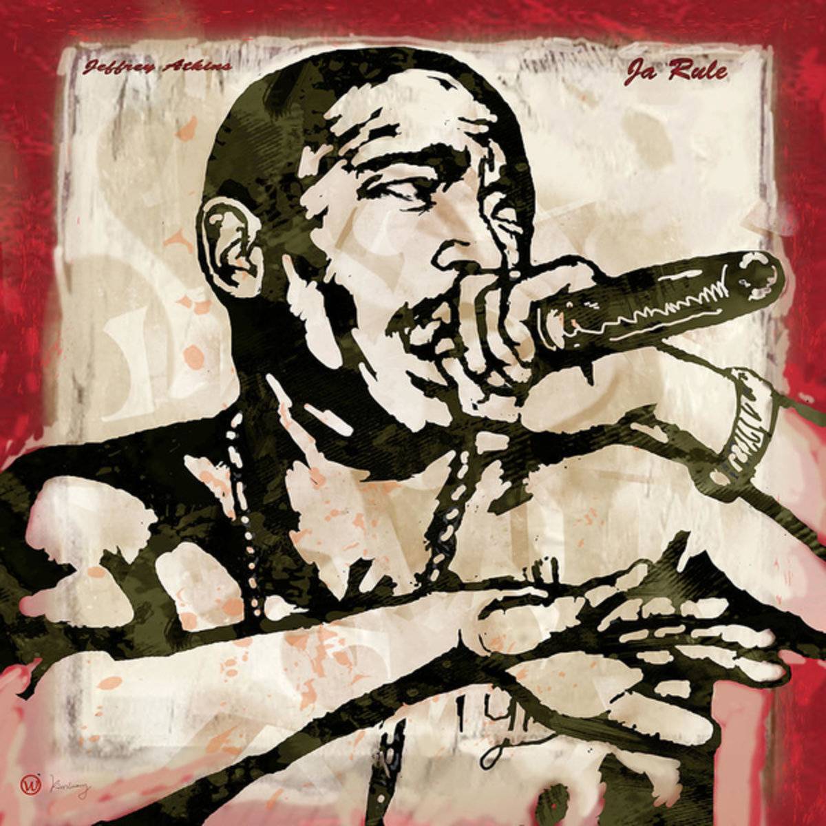 Ja Rule Pop Stylised Art Sketch - Rapper - Poster | Canvas Wall Art Print
