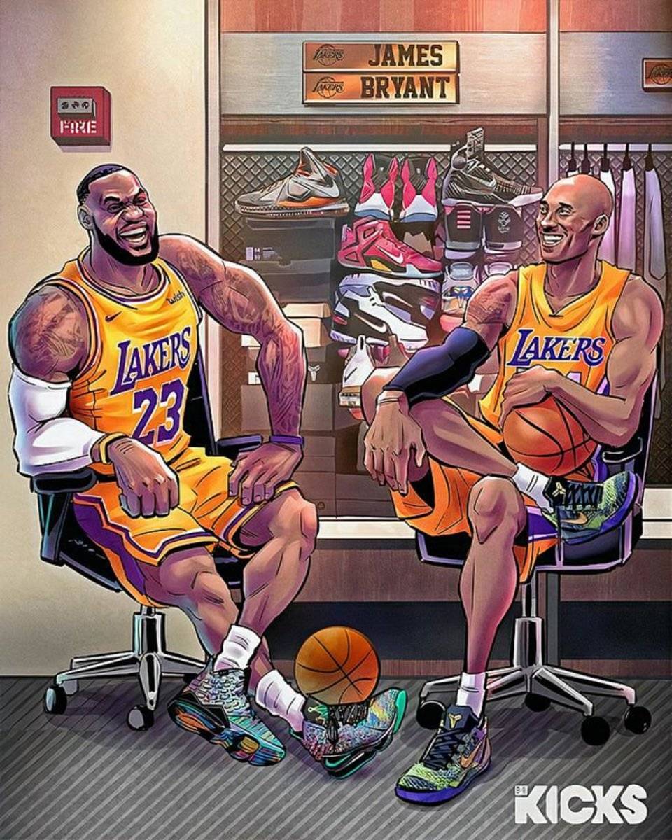 James And Bryant - Poster | Canvas Wall Art Print