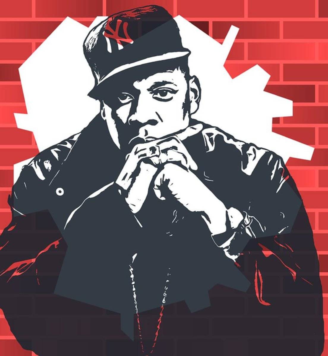 Jay Z Graffiti Tribute - Rapper - Poster | Canvas Wall Art Print