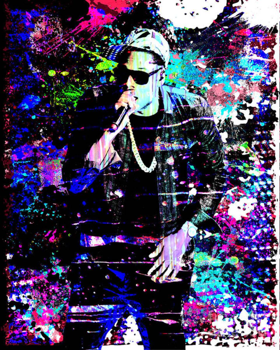 Jay Z Original Painting Art Print - Rapper - Poster | Canvas Wall Art Print