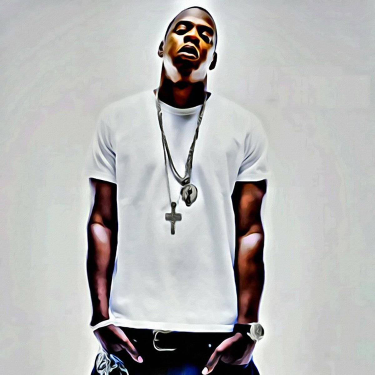 Jay-Z Portrait - Rapper - Poster | Canvas Wall Art Print