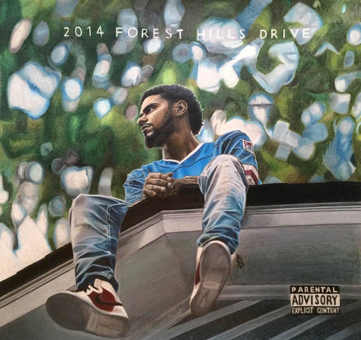 J.Cole - 2014 Forest Hills Drive Drawing - Rapper - Poster | Canvas Wall Art Print