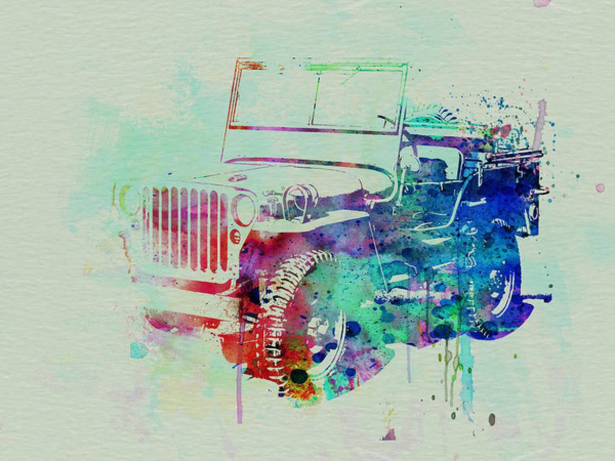 Jeep Willis - Poster | Canvas Wall Art Print