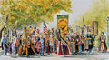Jefferson City Buzzards Marching Club - Poster | Canvas Wall Art Print