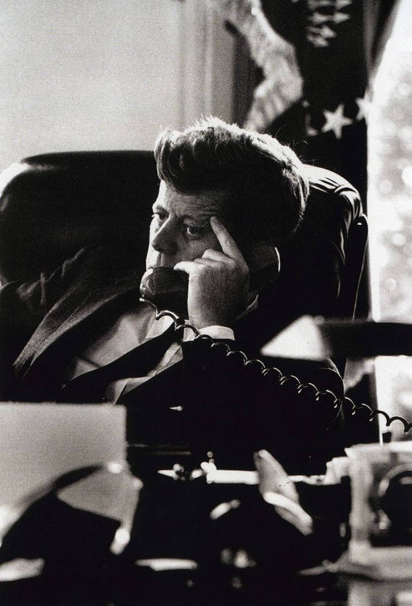 John F. Kennedy By Arthur Rickerby - Poster | Canvas Wall Art Print
