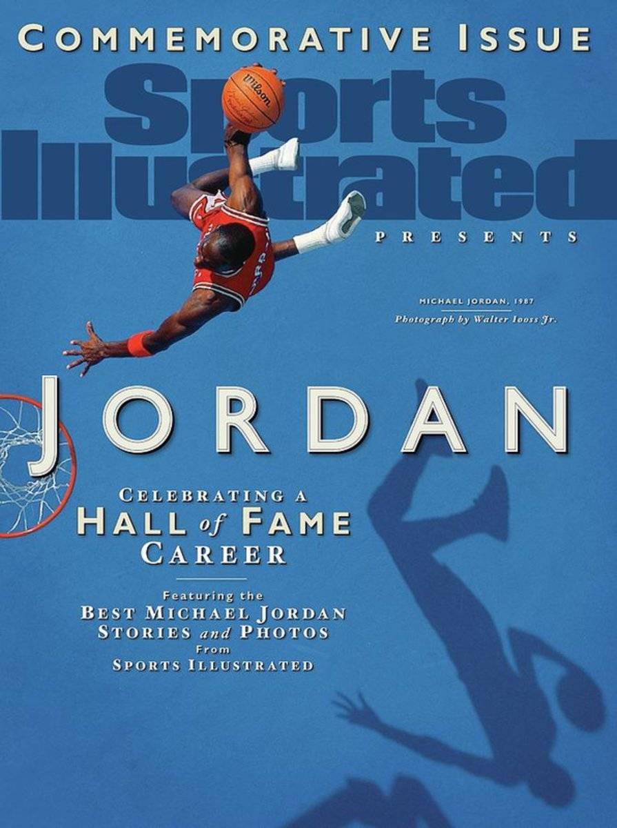 Jordan Celebrating A Hall Of Fame Career Sports Illustrated Cover - Poster | Canvas Wall Art Print