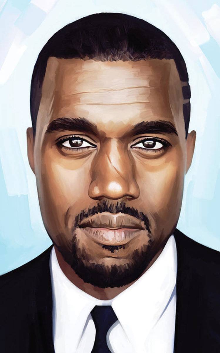 Kanye West Artwork - Rapper - Poster | Canvas Wall Art Print