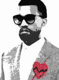 Kanye West - Rapper - Poster | Canvas Wall Art Print