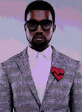 Kanye West - Rapper - Poster | Canvas Wall Art Print