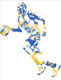 Kevin Durant Golden State Warriors Pixel Art 16 - Poster | Canvas Wall Art Print