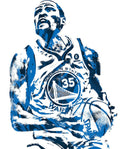 Kevin Durant Golden State Warriors Pixel Art 200 - Poster | Canvas Wall Art Print
