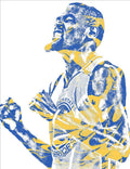 Kevin Durant Golden State Warriors Pixel Art 32 - Poster | Canvas Wall Art Print