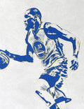 Kevin Durant Golden State Warriors Pixel Art - Poster | Canvas Wall Art Print