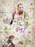 Kevin Durant In Color - Poster | Canvas Wall Art Print