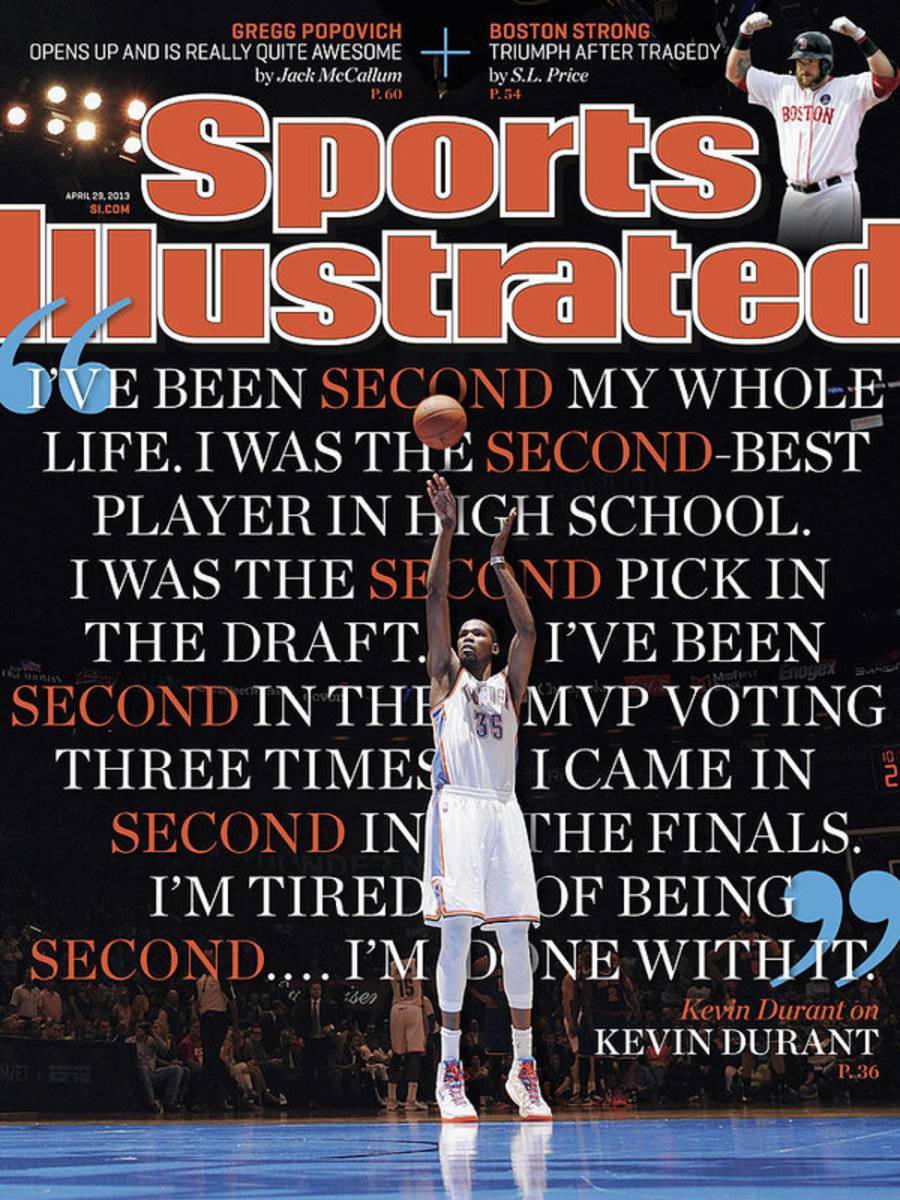 Kevin Durant On Kevin Durant Sports Illustrated Cover - Poster | Canvas Wall Art Print