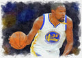 Kevin Durant Paint - Poster | Canvas Wall Art Print