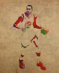 Kevin Durant Watercolor Portrait - Poster | Canvas Wall Art Print