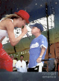 Kid Rock And Joe C Painting - Rapper - Poster | Canvas Wall Art Print