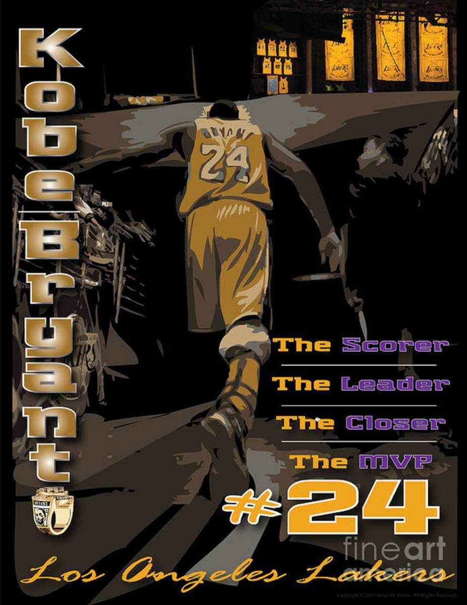 Kobe Bryant Game Over - Poster | Canvas Wall Art Print