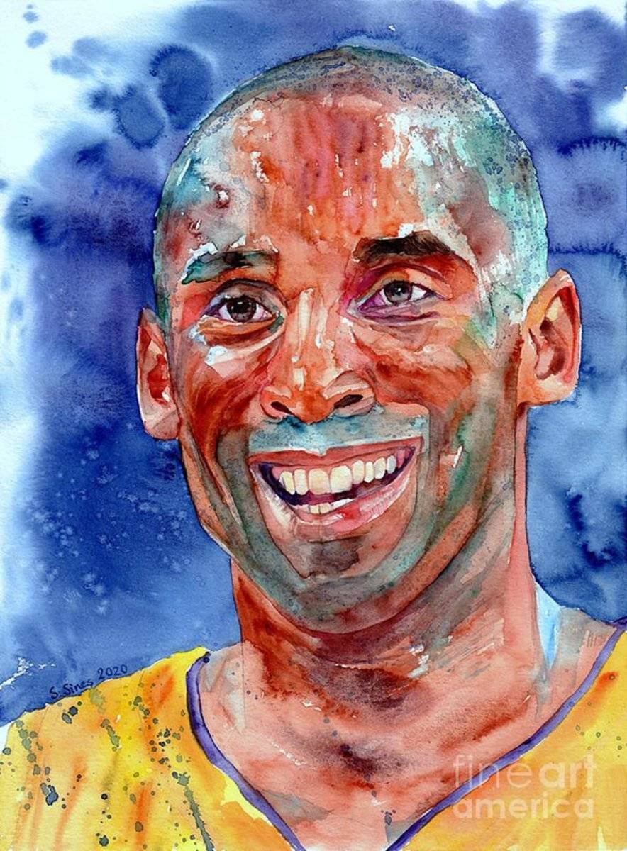 Kobe Bryant Portrait - Poster | Canvas Wall Art Print