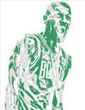 Kyrie Irving Boston Celtics Pixel Art 42 - Poster | Canvas Wall Art Print